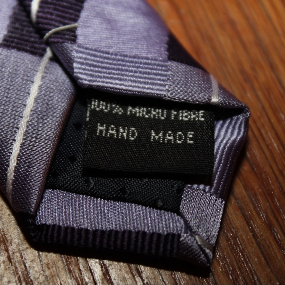 Armando Italia Men’s Tie Purple - Picture 3 of 4